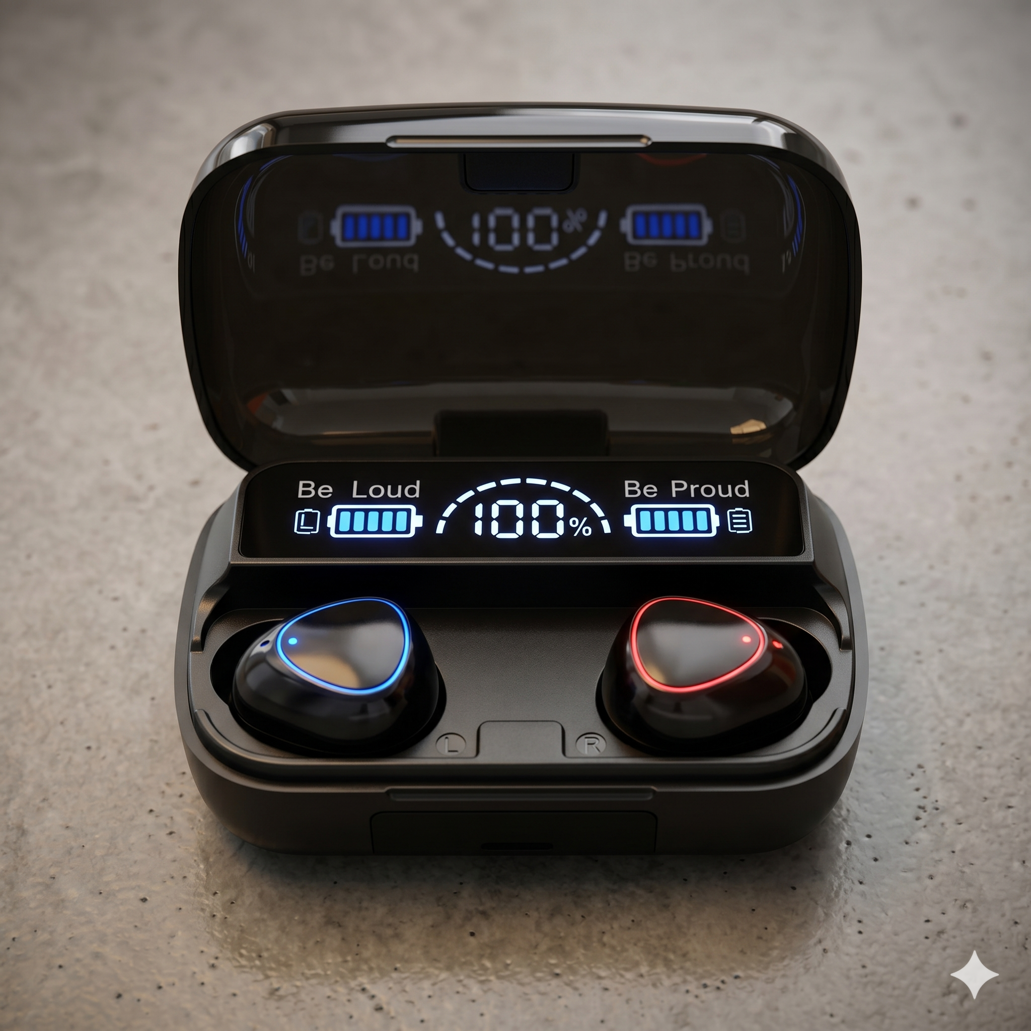 M10 TWS Bluetooth 5.1 Earbuds: Waterproof Gaming Headphones with LED Power Display