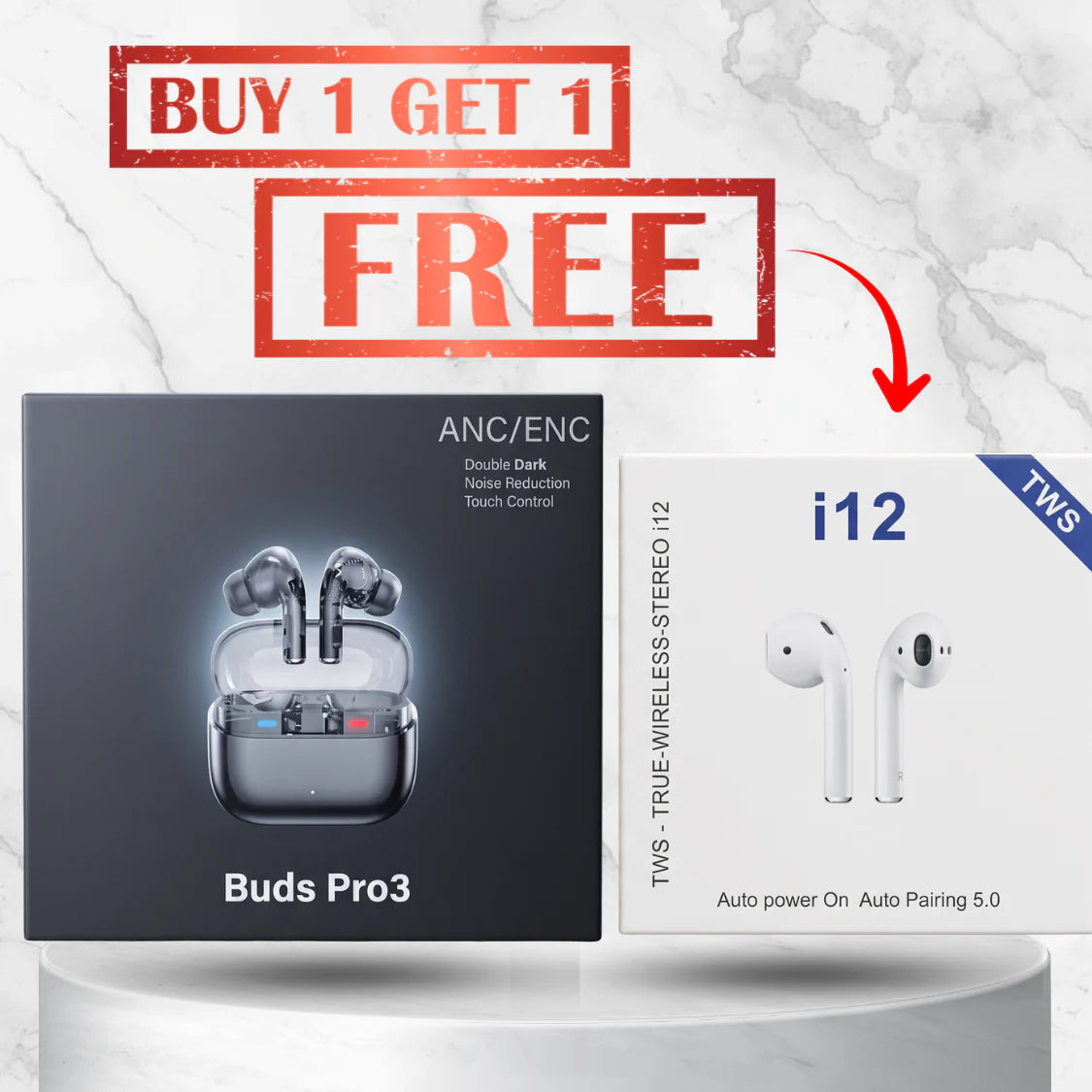 Buds Pro 3 | Buy 1 Get 1 FREE i12